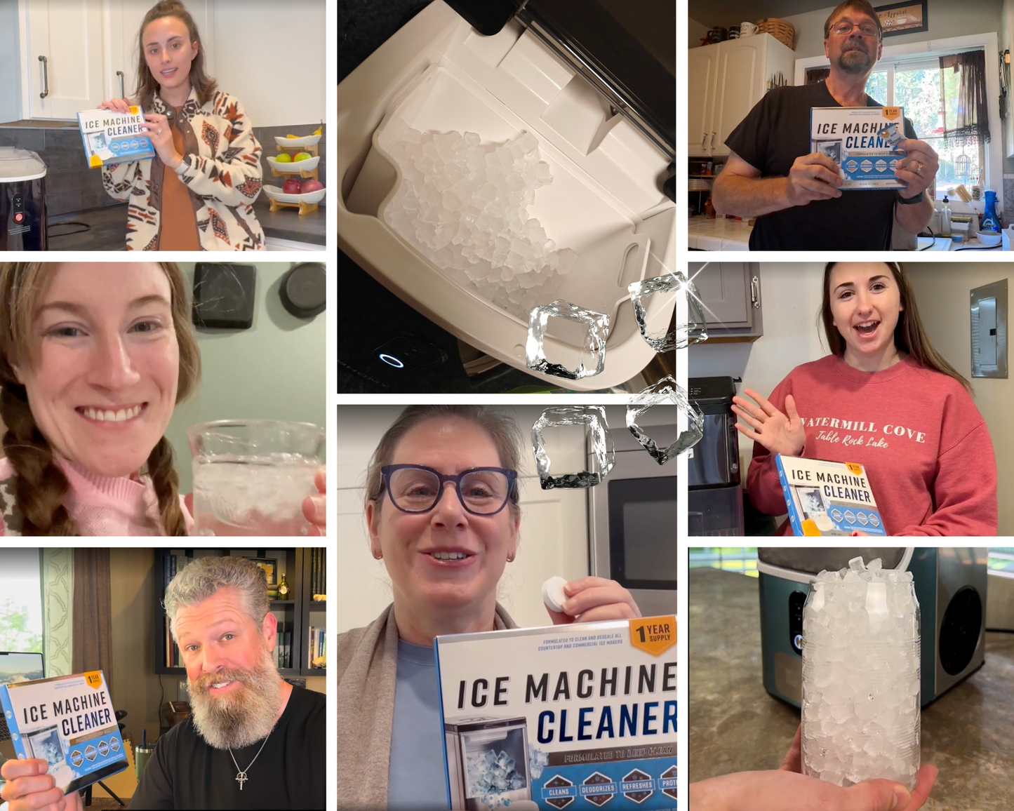CRYSTAL - Works with all countertop ice makers